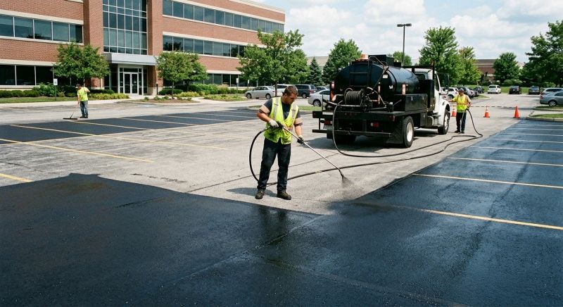 Commercial Parking Lot Sealing in Columbus, OH