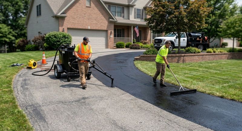 Residential Driveway Sealcoating in Grand Rapids, MI